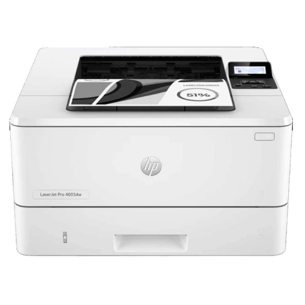 HP LaserJet Pro 4003dw Printer (2Z610A) – Duplex Printing, Wireless, Ethernet & USB, 2‑Line LCD