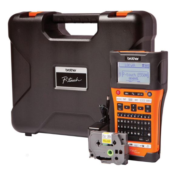 Brother PT-E550WVP Wireless Industrial Label Printer 24mm Kit