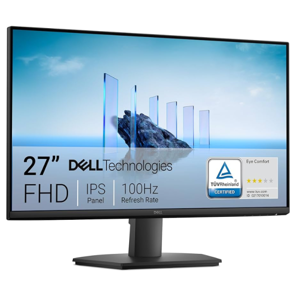 Dell E2725H 27-Inch FHD Monitor 75Hz VA Panel DisplayPort & VGA