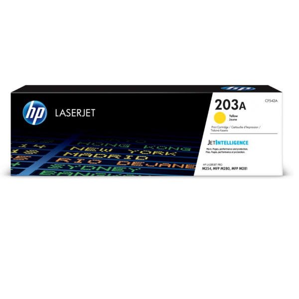 HP 203A Yellow Original LaserJet Toner Cartridge