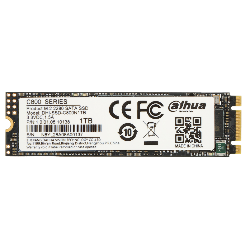 Dahua 1TB M.2 2280 SATA III SSD DHI-SSD-C800N1TB 550MBs