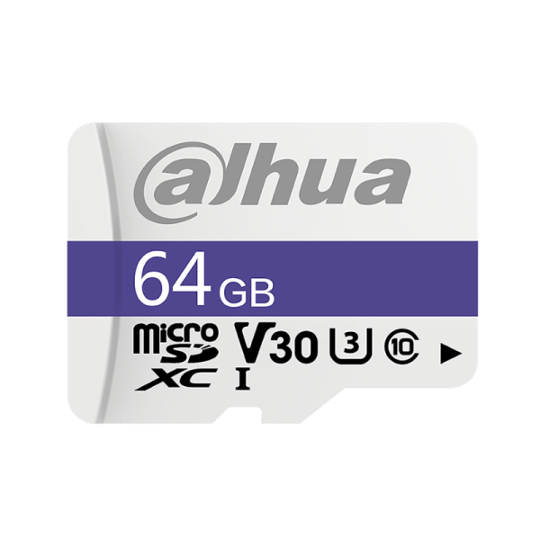 Dahua 64GB P100 Surveillance MicroSD Card DHI-TF-P10064G V30 4K