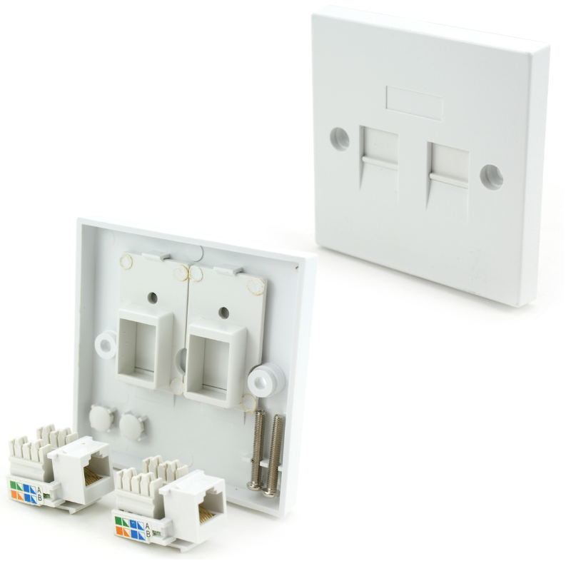 Optace Double Faceplate
