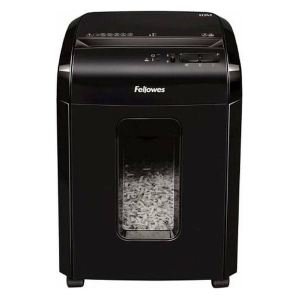 Fellowes 10M Microshred Shredder 10-Sheet 19L P-5 Security