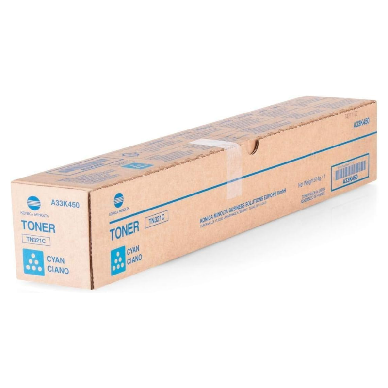Konica Minolta TN-321C Cyan Toner