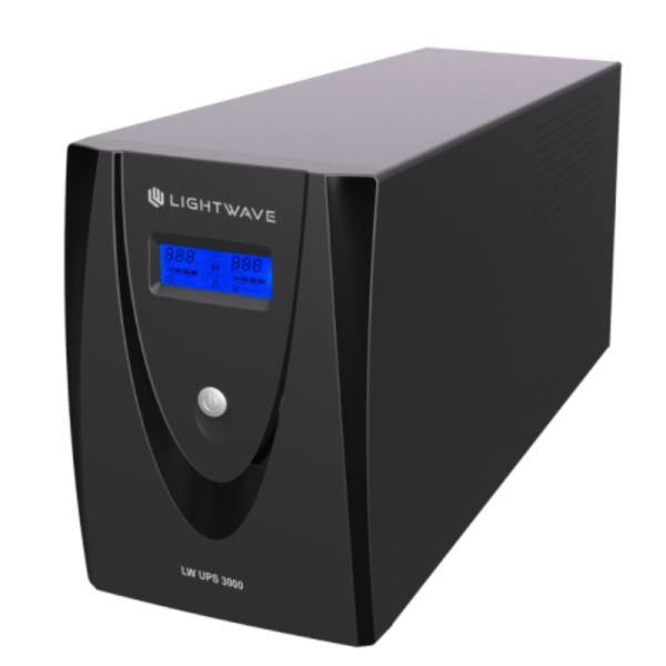 Lightwave LW 3000VA 3-Pin UPS 1800W Industrial-Grade AVR