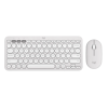 Logitech Pebble 2 Combo Wireless Keyboard and Mouse Tonal White