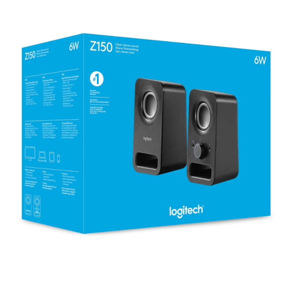 Logitech Z150 Multimedia Speakers 6W Peak Dual 3.5mm Input