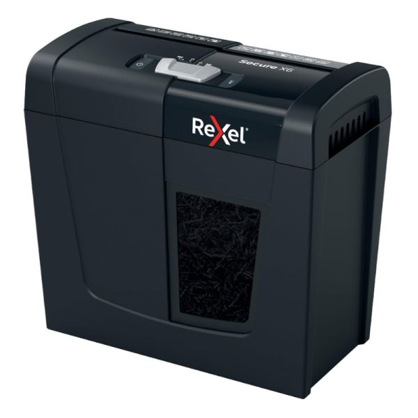 Rexel Secure X6 Cross-Cut Shredder 6-Sheet 10L P-4 Security