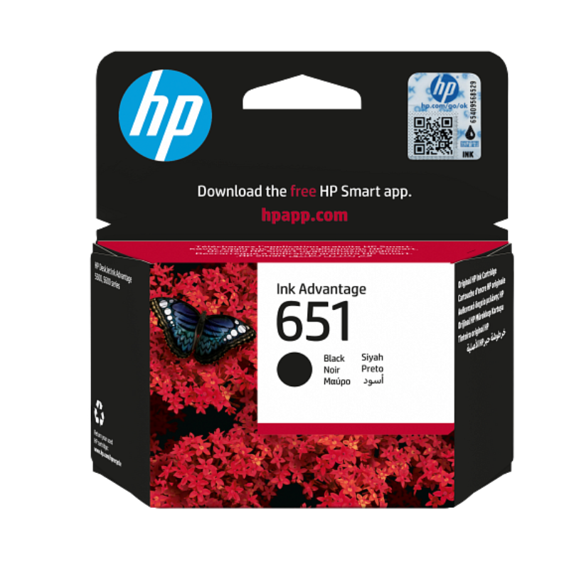 HP 651 Black Original Ink Advantage Cartridge