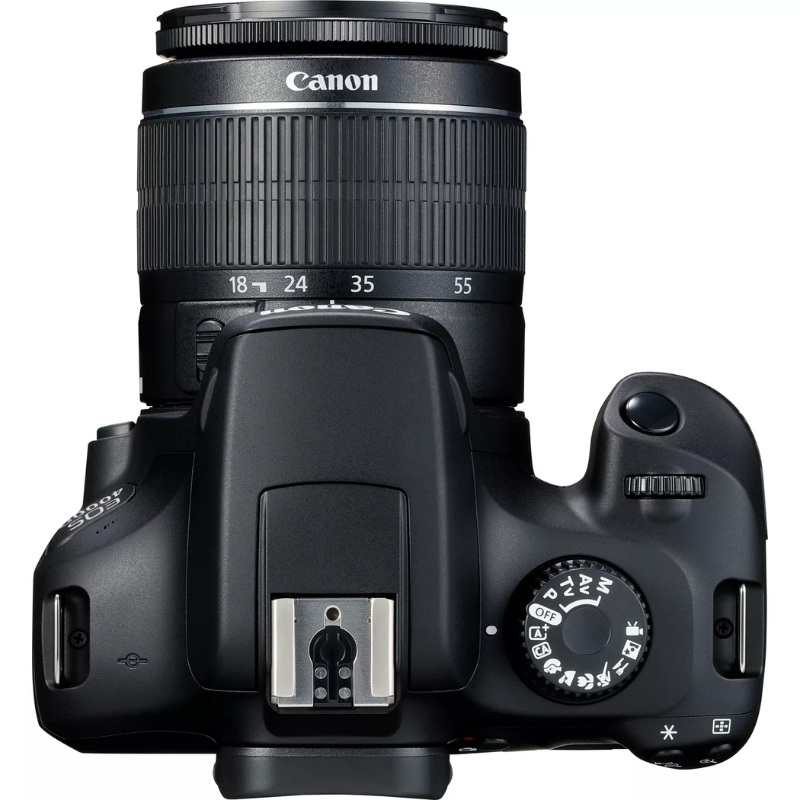 canon eos 2000d dslr camera with 18-55mm lens